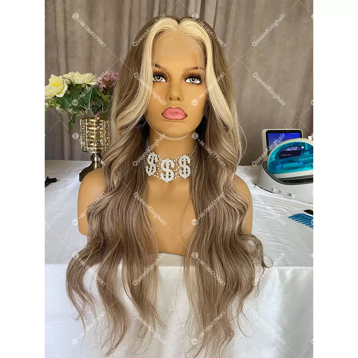 Clarie LaceFrontWig 150%Density Wavy