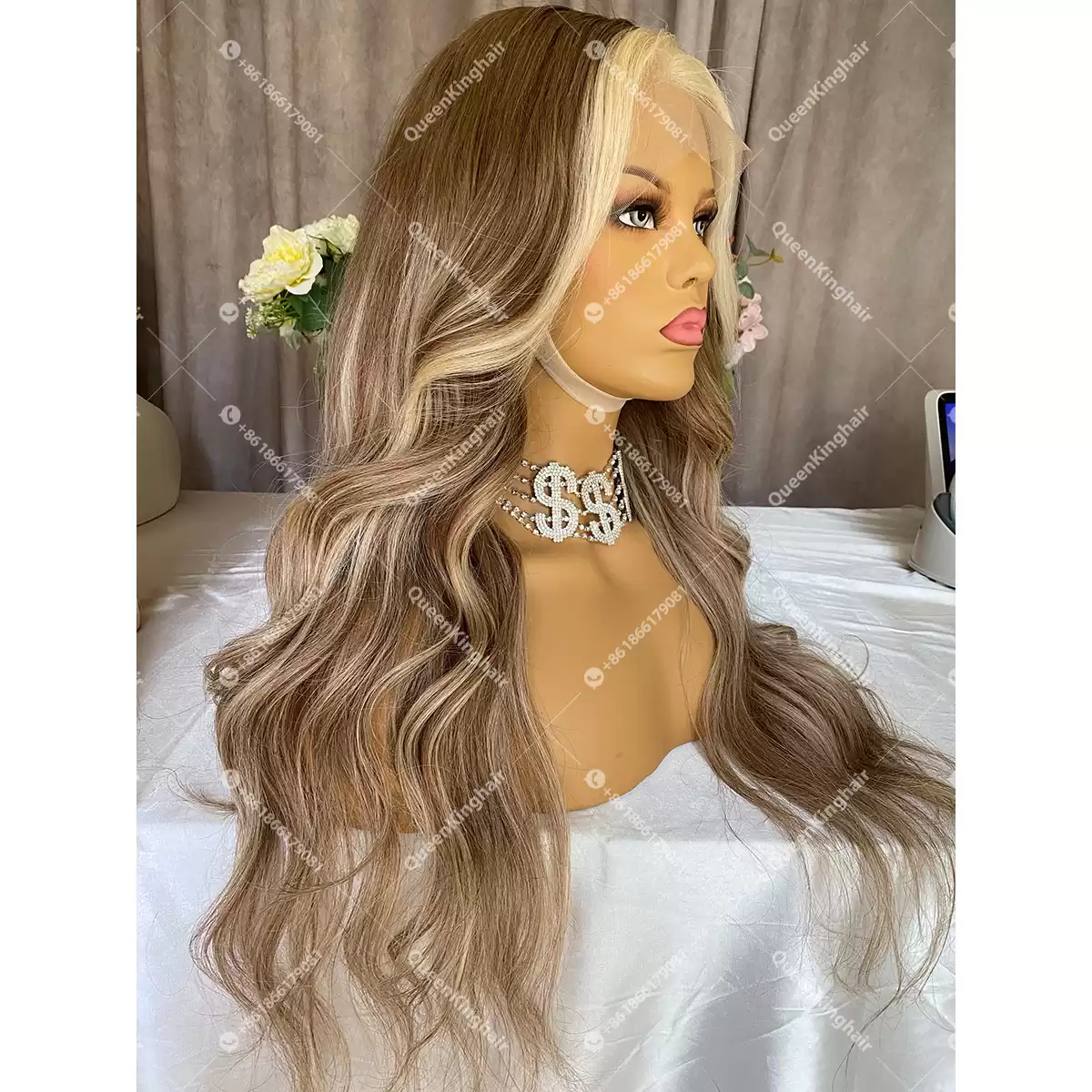 Clarie LaceFrontWig 150%Density Wavy