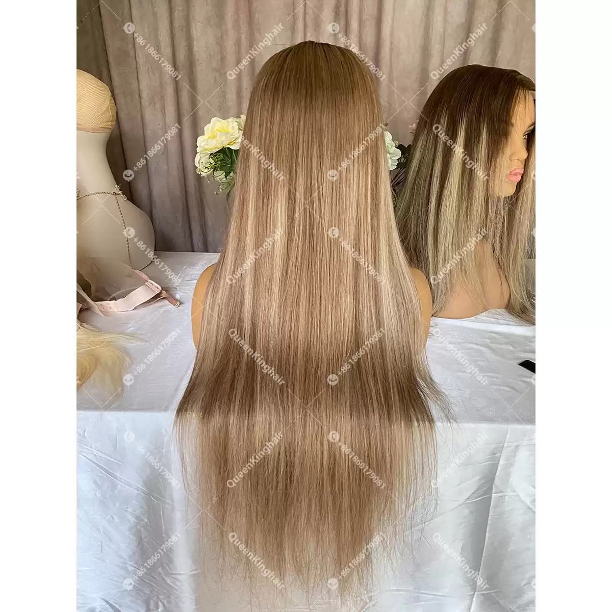 Clarie LaceFrontWig 150%Density Straight