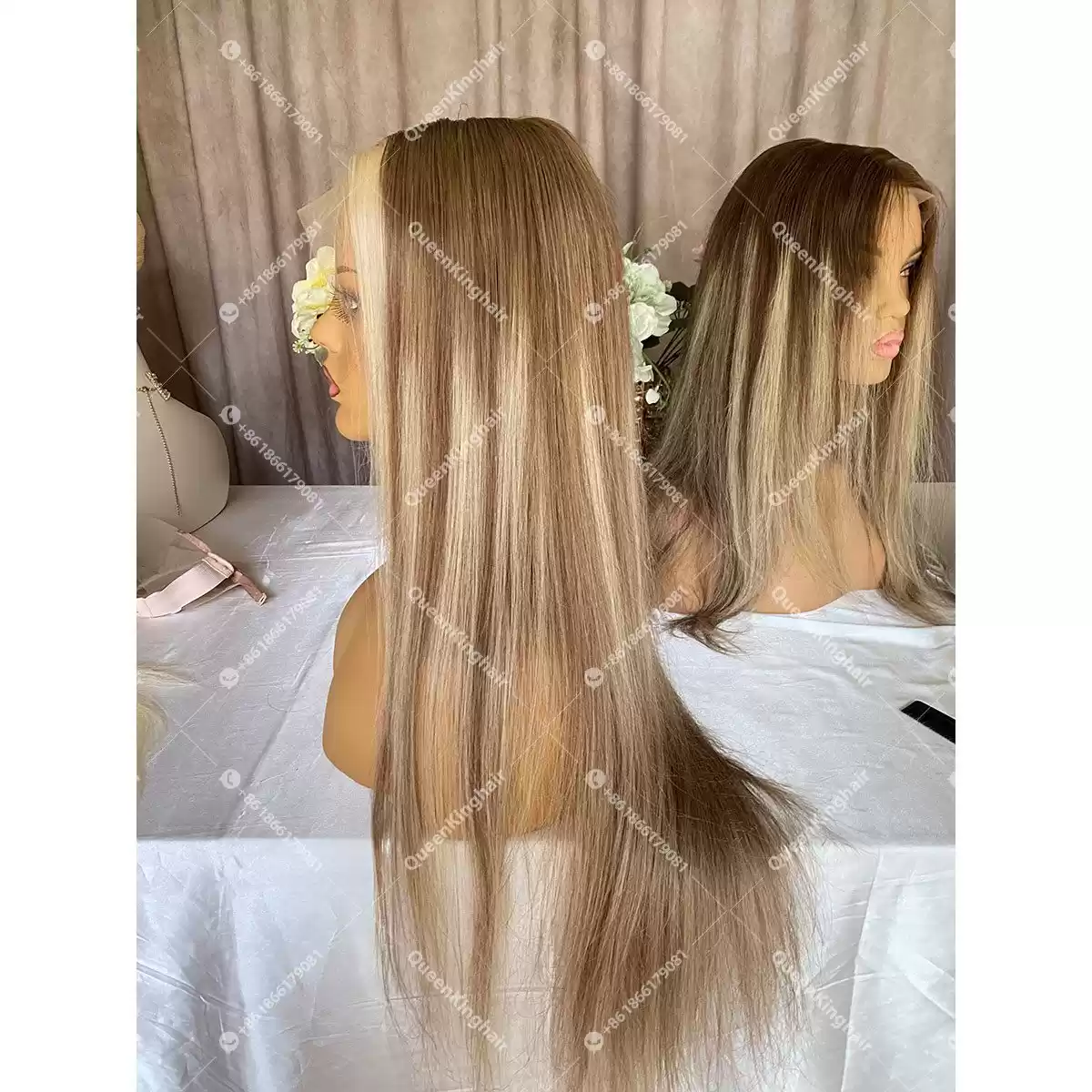 Clarie LaceFrontWig 150%Density Straight