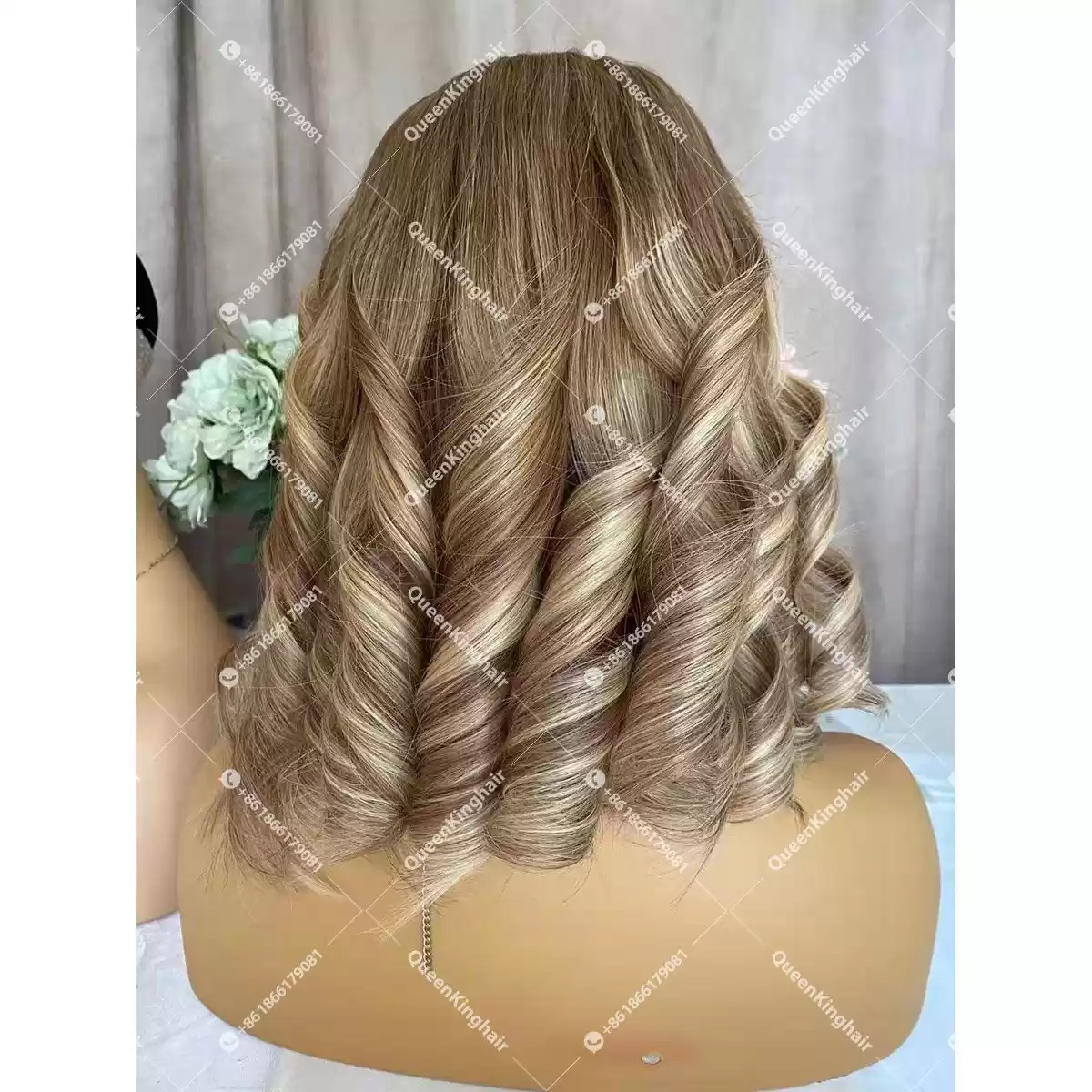 New Cami Bob LaceFrontWig 150%Density Wavy