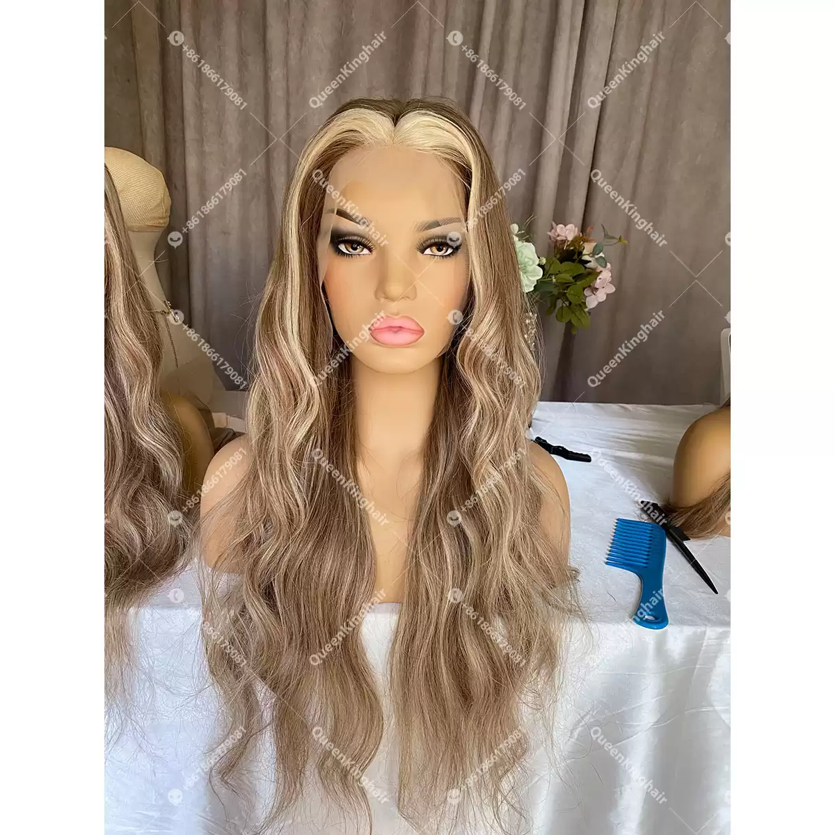 Clarie LaceFrontWig 150%Density Wavy