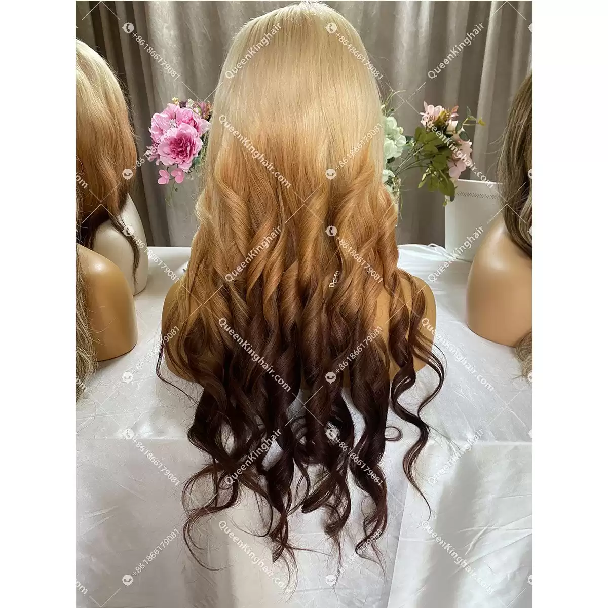 3 tone LaceFrontWig 150%Density Wavy