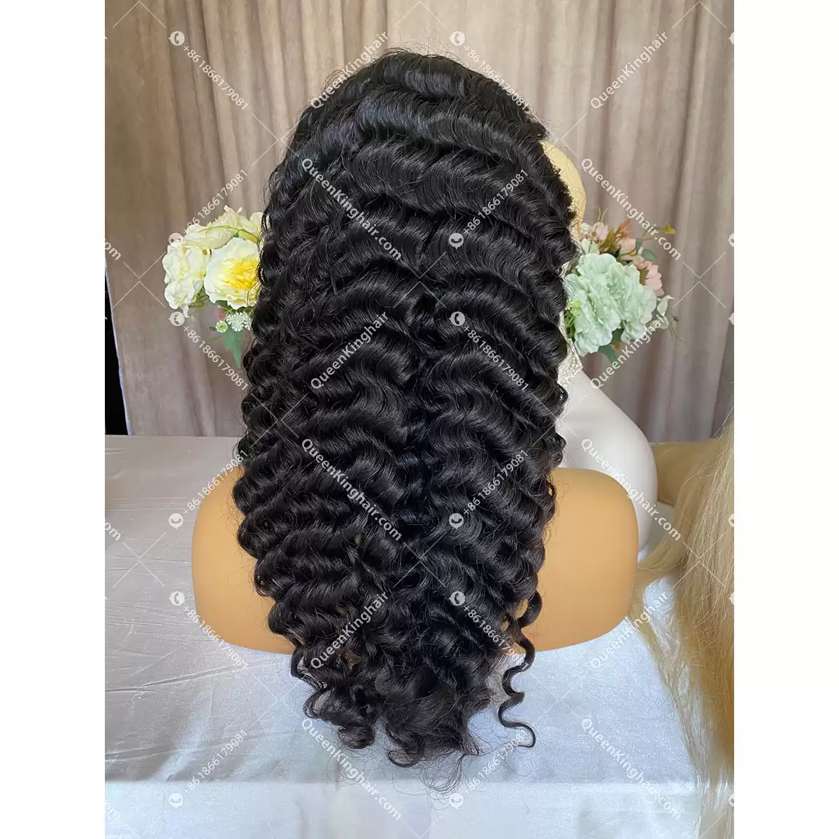 Natural Color LaceFrontWig 150%Density Deepwave