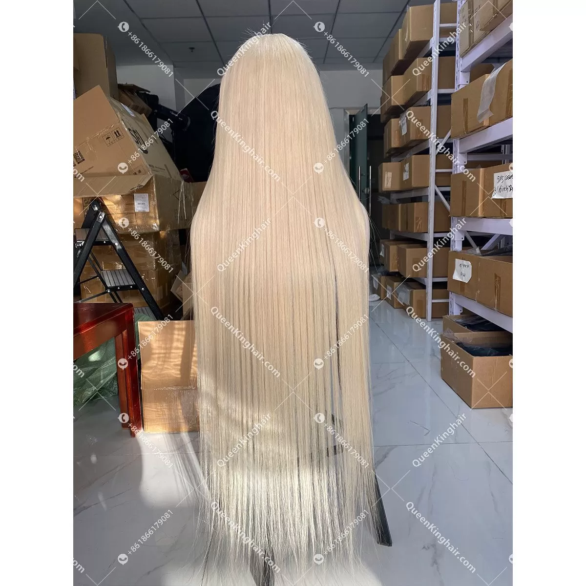 Icy Blonde 13x6 LaceFrontWig Virgin hair Straight