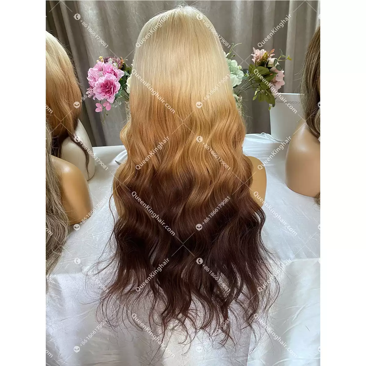 3 tone LaceFrontWig 150%Density Wavy