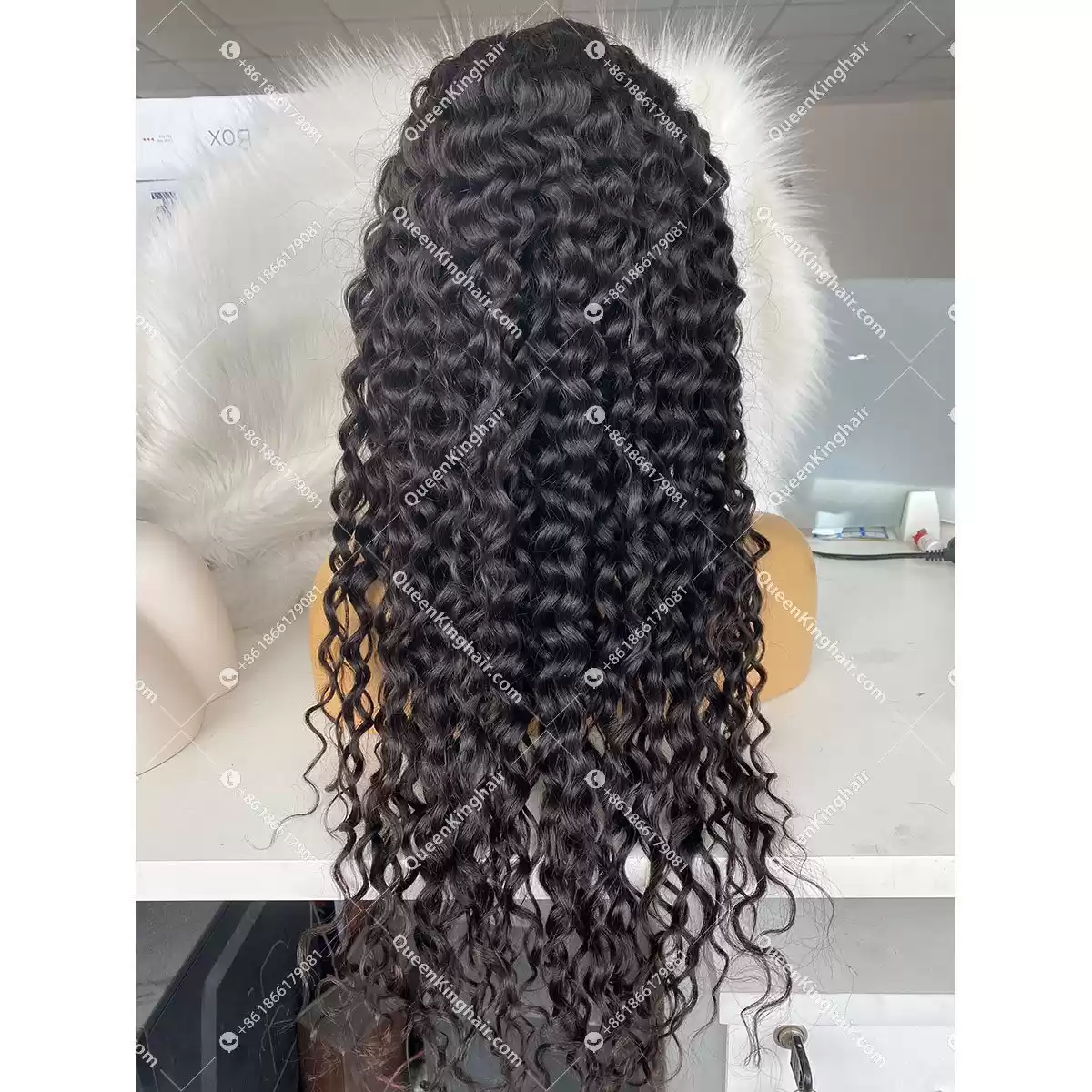 Natural Color LaceFrontWig 150%Density Curly