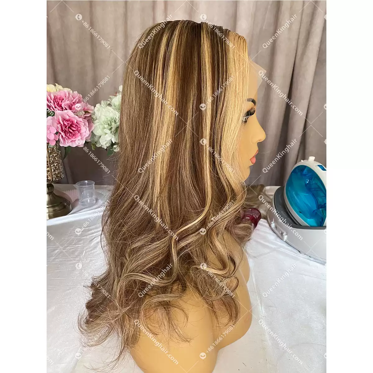 Balayage Grace Lacefrontwig 150%Density Wavy