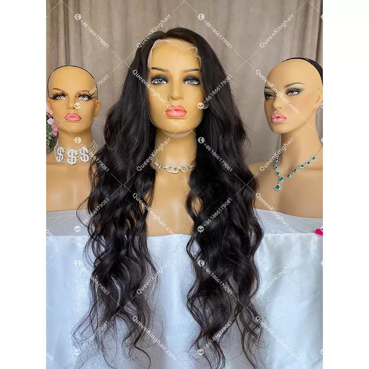 Virgin Dark 13x6 Lacefrontwig Virgin hair Wavy
