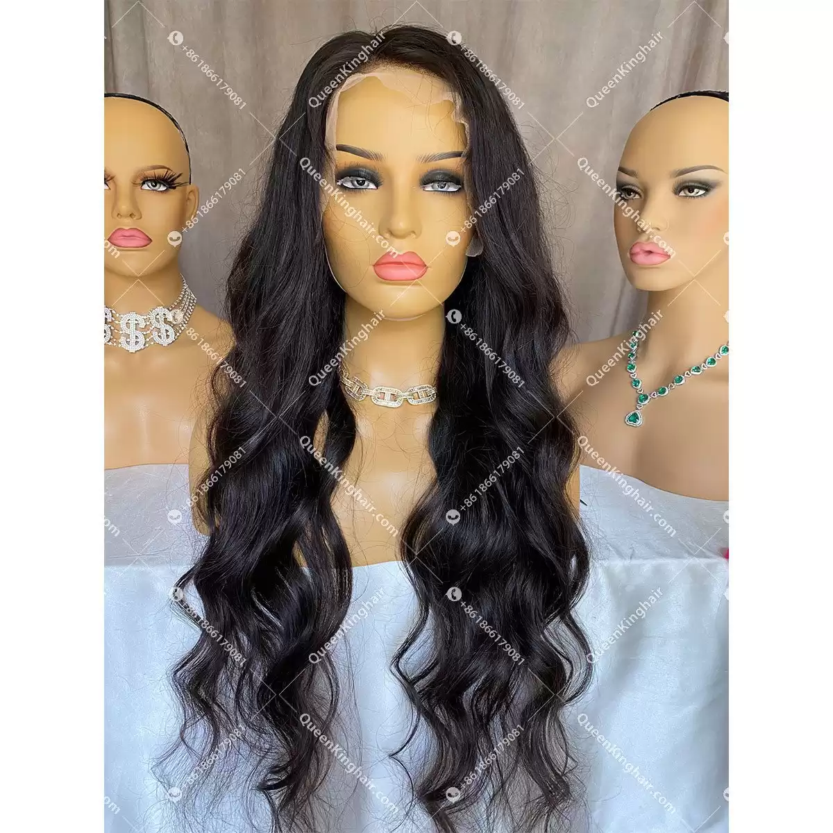 Virgin Dark 13x6 Lacefrontwig Virgin hair Wavy