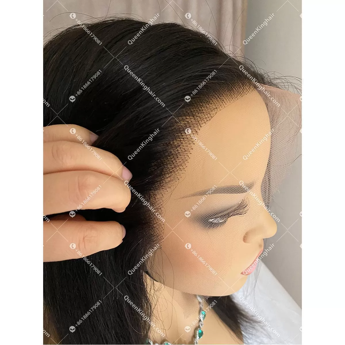 Natural Color LaceFrontWig 150%Density Straight
