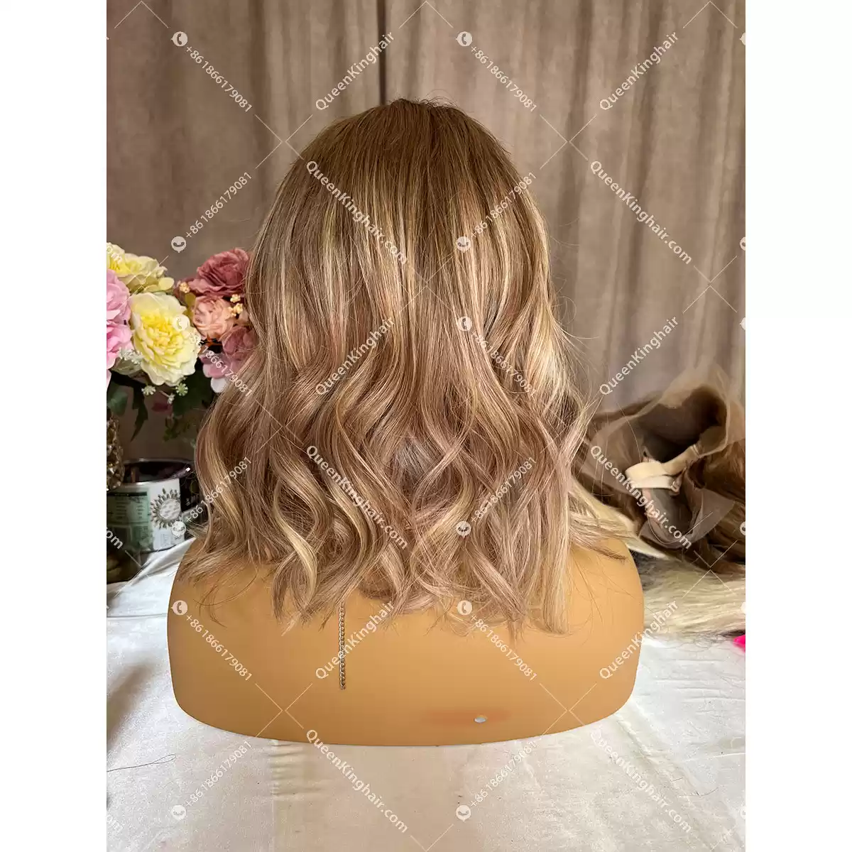Claire Bob LaceFrontWig 150%Density Wavy