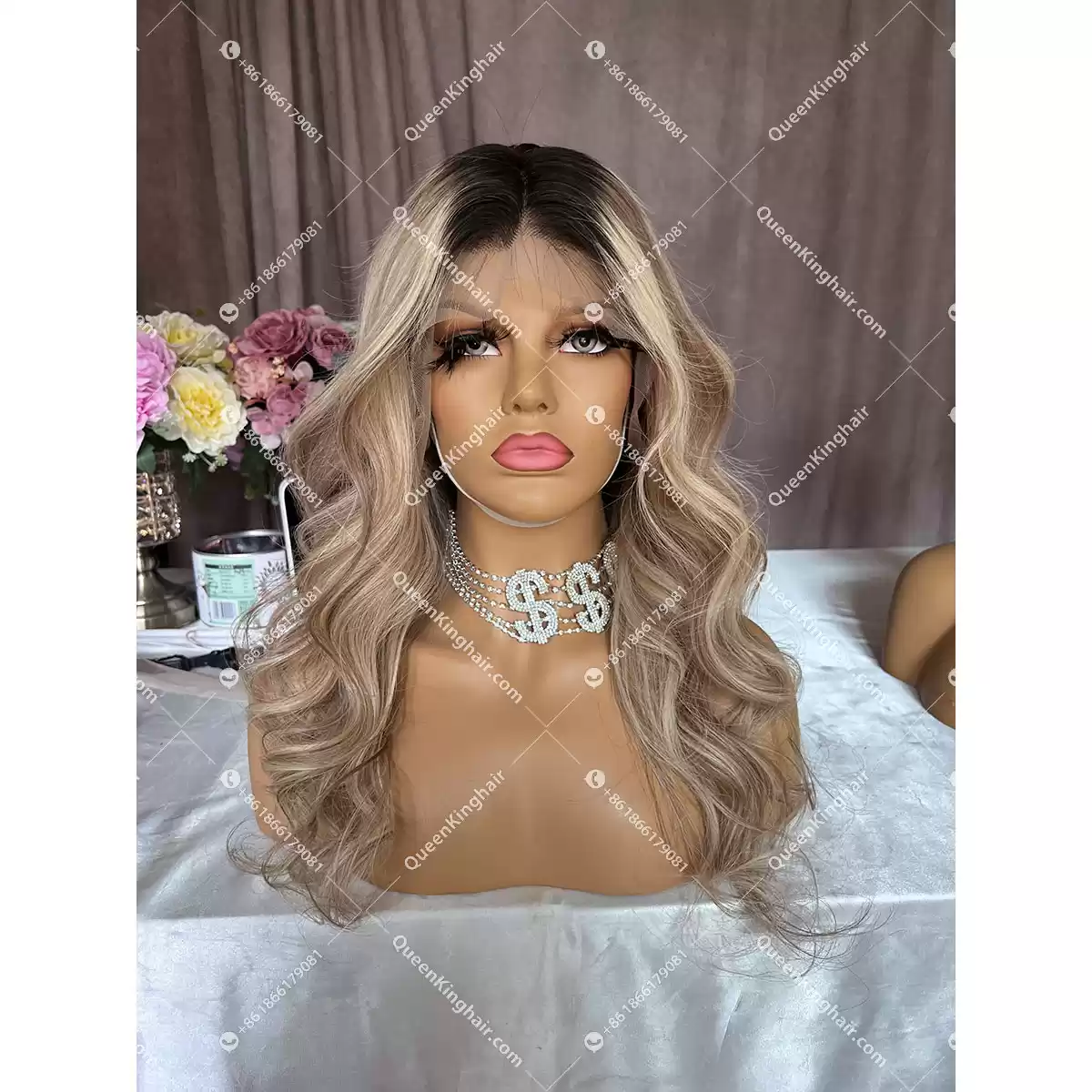 Vivi Lacefrontwig 150%Density Wavy