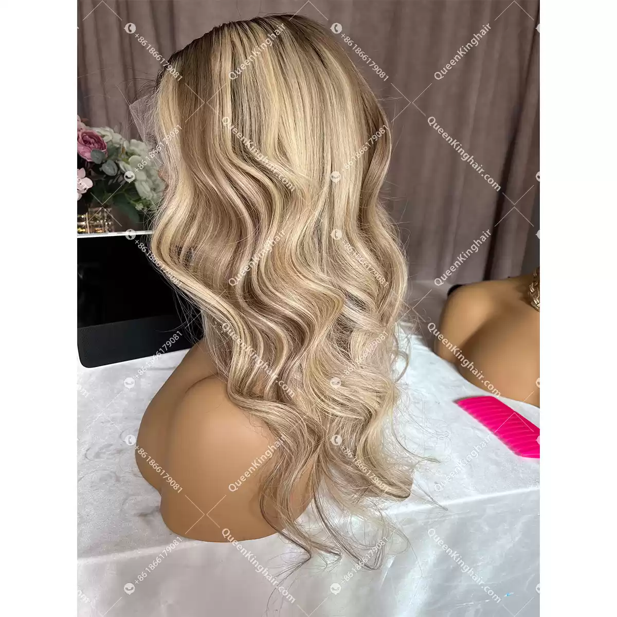Vivi Lacefrontwig 150%Density Wavy