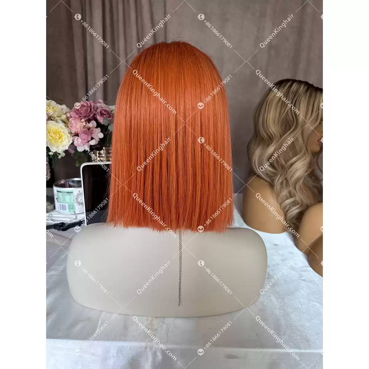 Kiki Bob Lacefrontwig 150%Density Straight