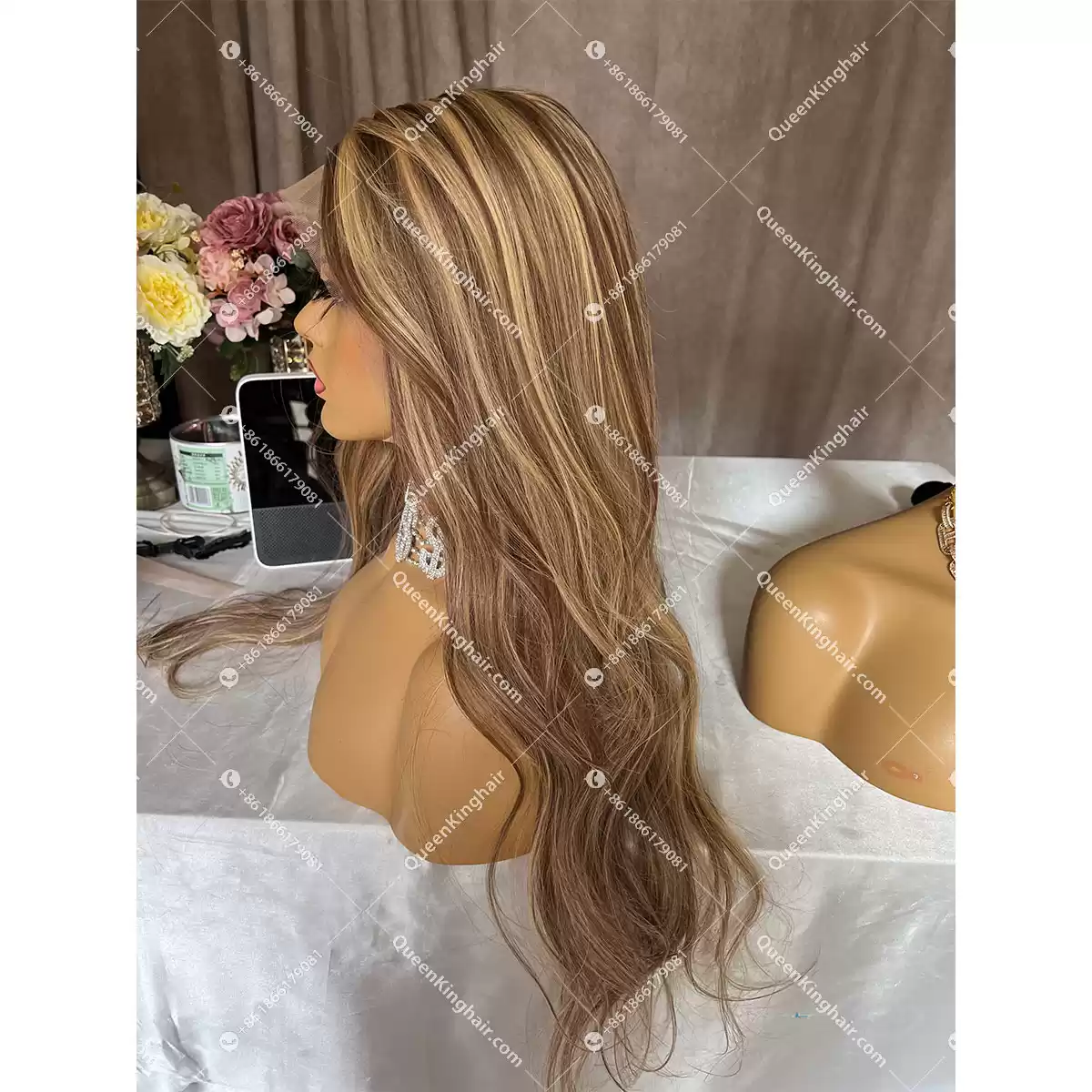 Nikki Lacefrontwig 150%Density Wavy