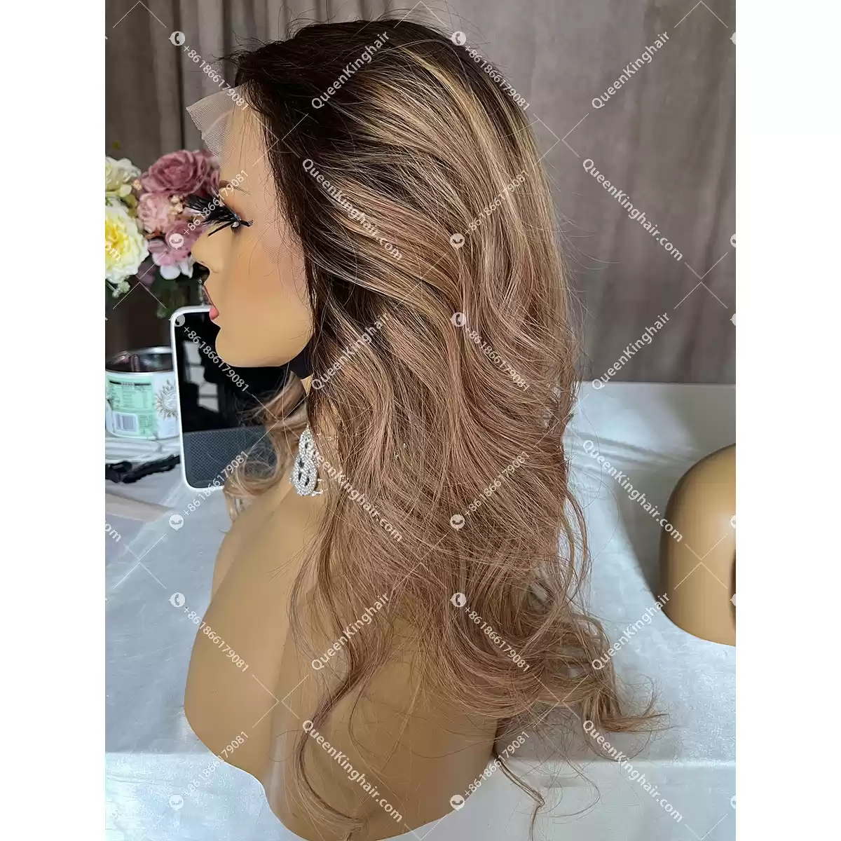 Lopez Lacefrontwig 150%Density Wavy