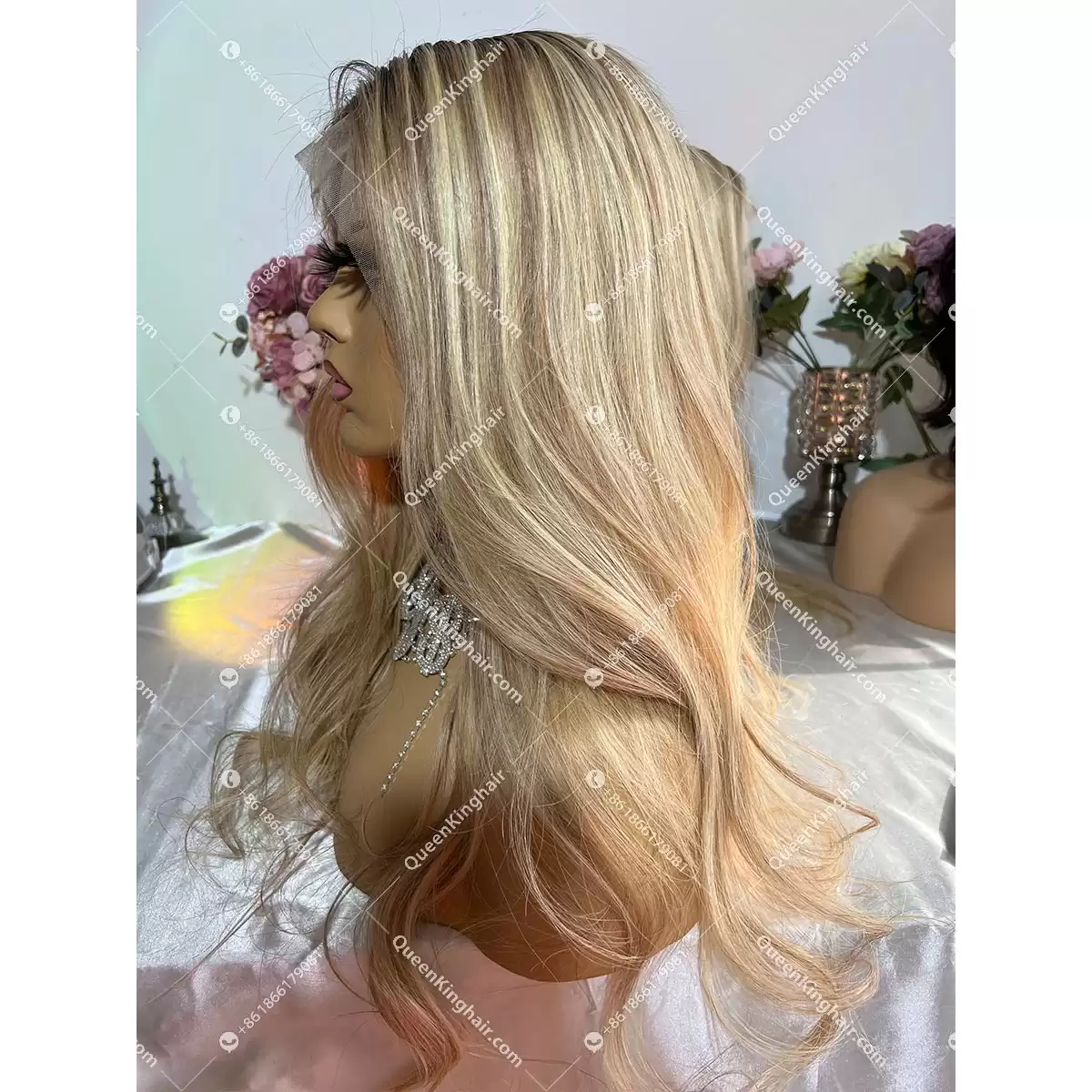 Lemi With Silk Base LaceFrontWig 150%Density Wavy
