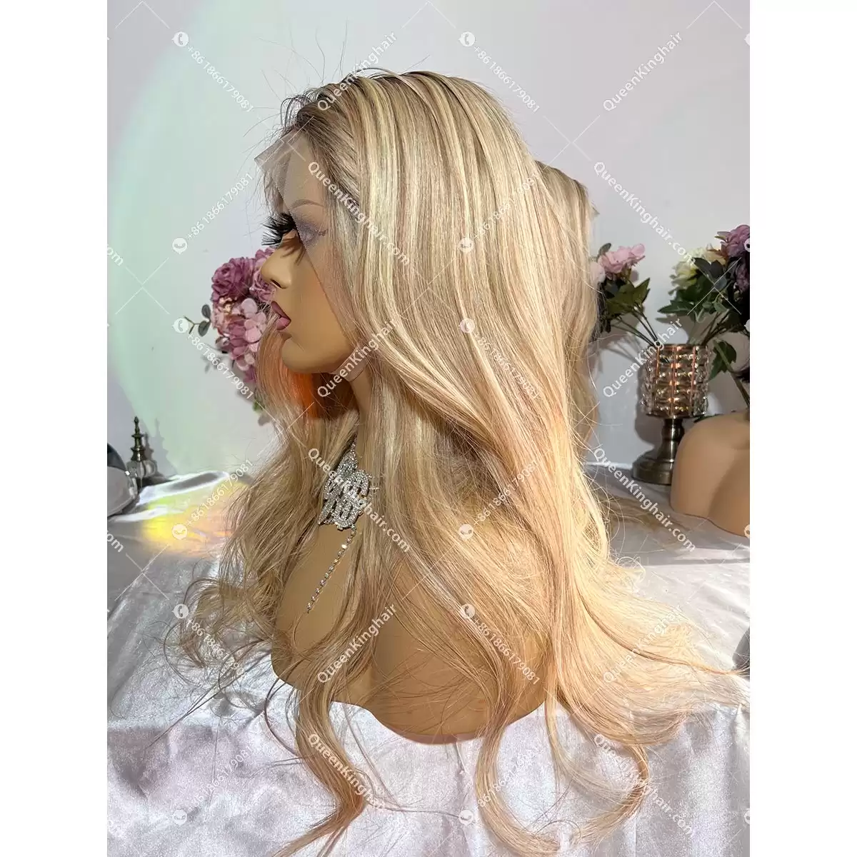 Lemi With Silk Base LaceFrontWig 150%Density Wavy
