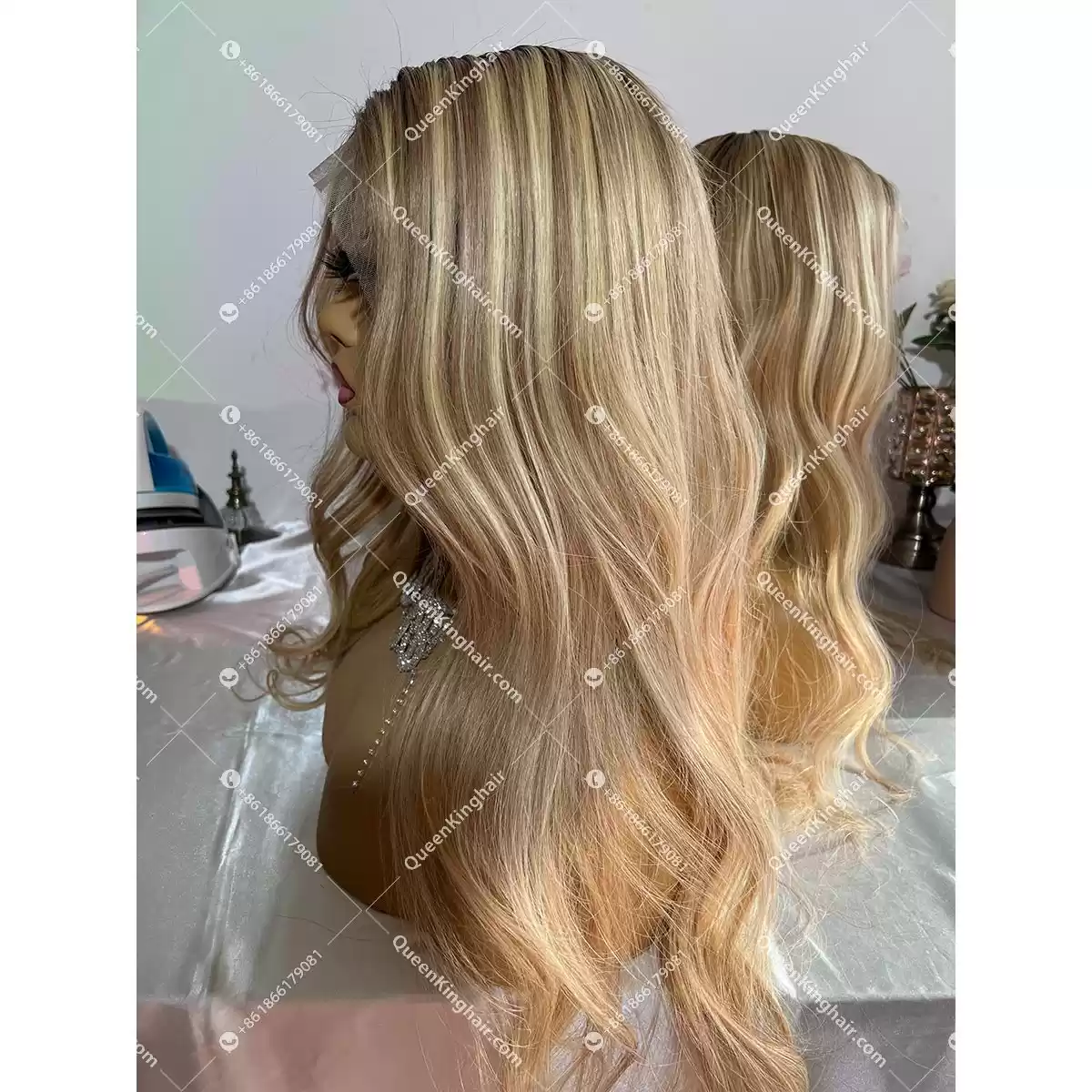 Lemi With Silk Base LaceFrontWig 150%Density Wavy