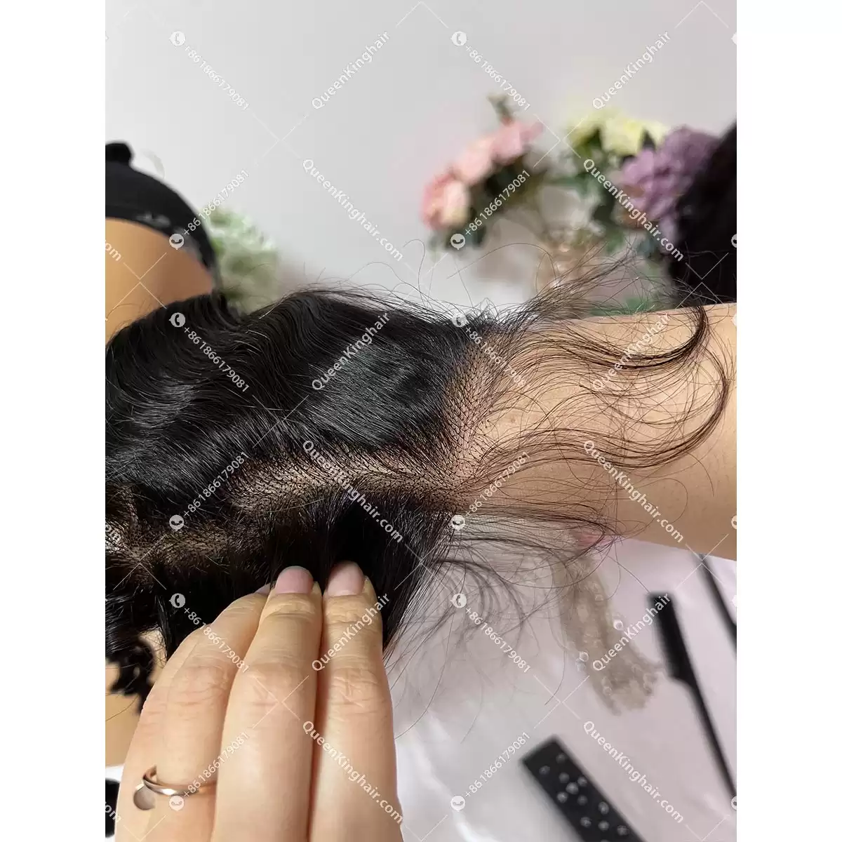 6x6 7x7 HD Lace Brazilian Hair Lace Frontals Closure