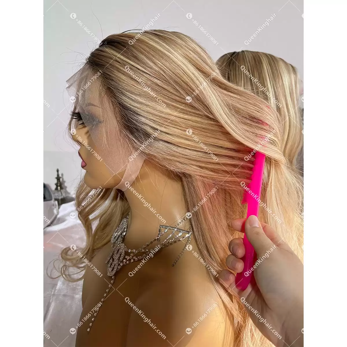 Lemi With Silk Base LaceFrontWig 150%Density Wavy