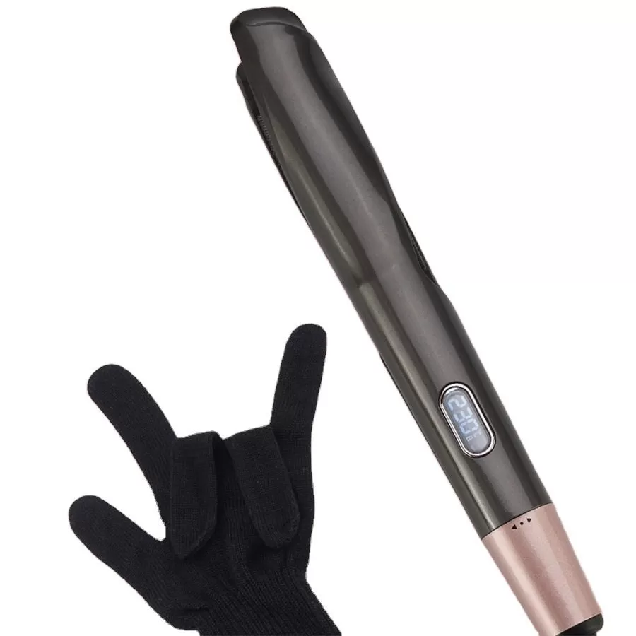 Electric heating curling rod large wave rotating curling hair