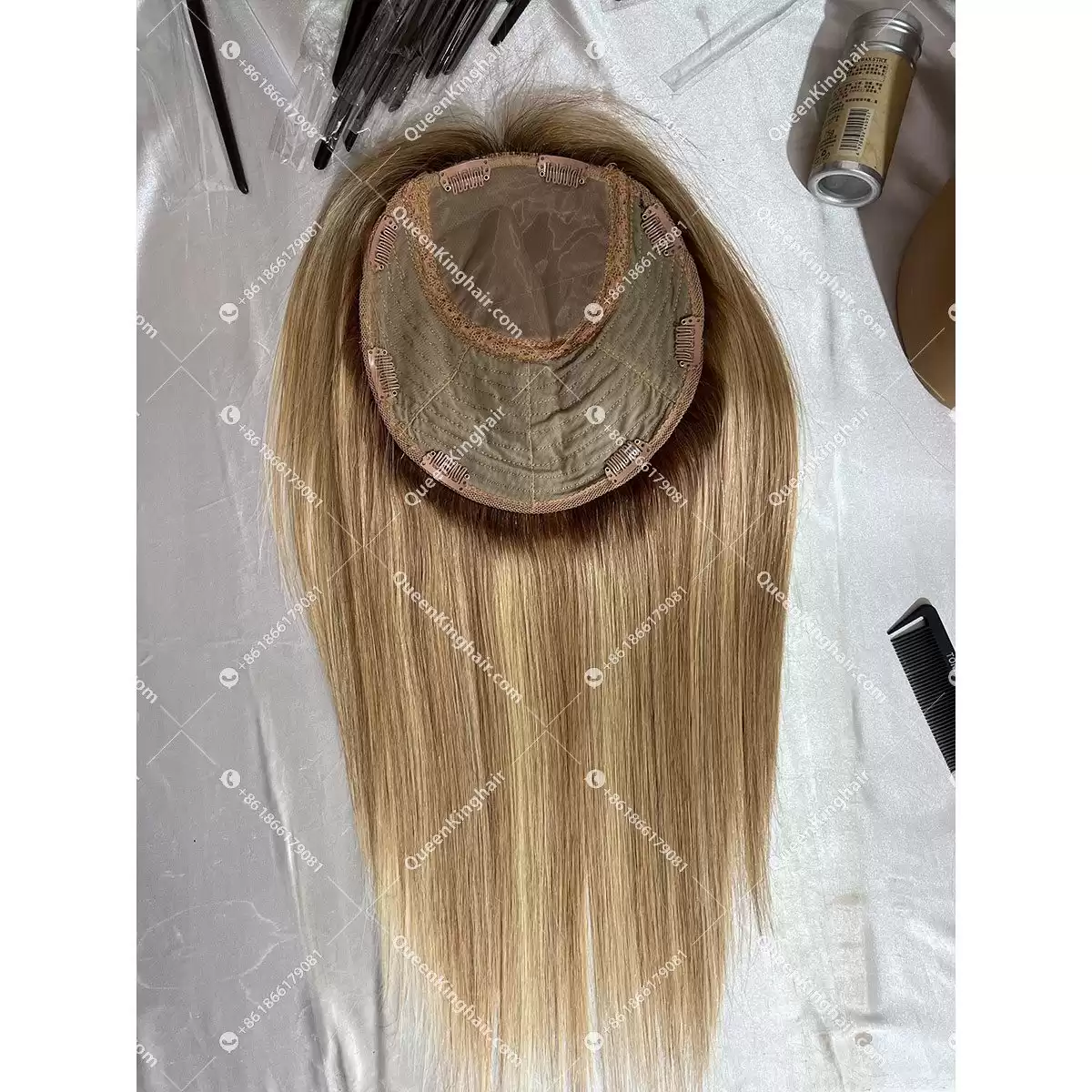 Topper For Women Lemi Color Balayage 8x8 With 4x4 Silk Base