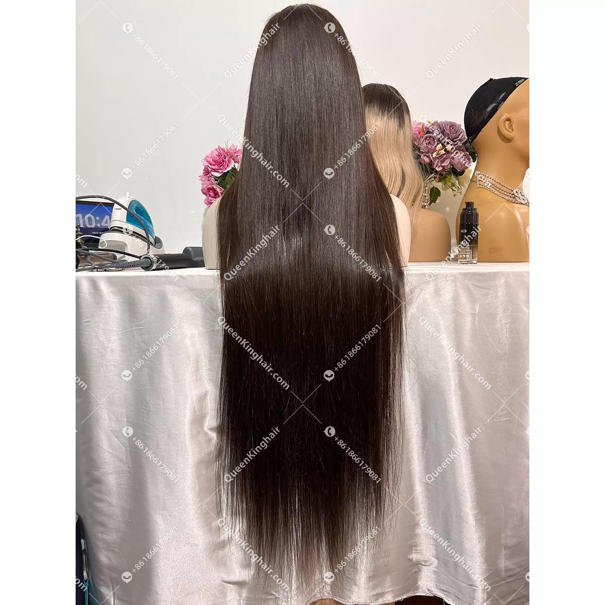 Chocolate brown 13x6 LaceFrontWig 150%Density Straight
