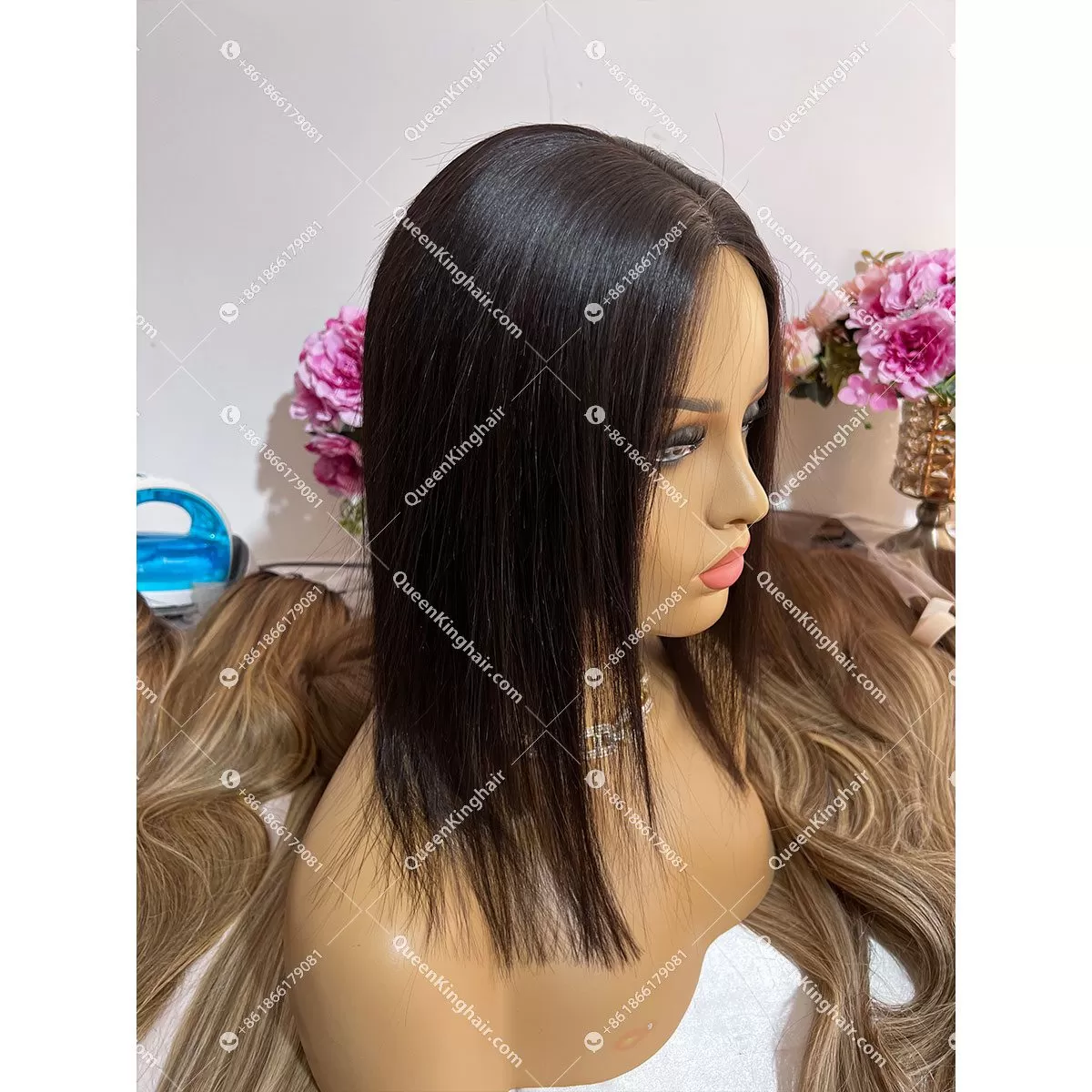 Topper For Women Natural Color 8x8 With 4x4 Silk Base
