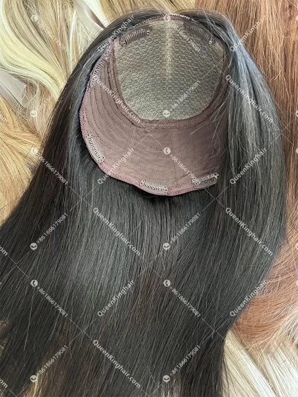 Topper For Women Natural Color 8x8 With 4x4 Silk Base