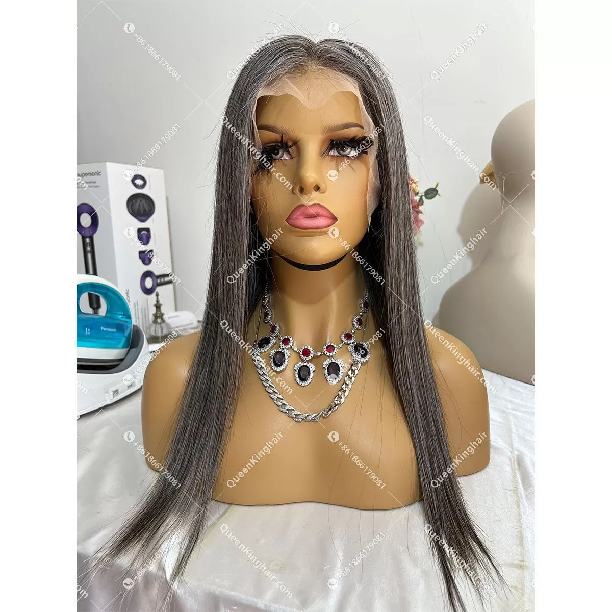 14 inches double drawn virgin hair natural color 6x6 with 4x4 silk base all handmade topper