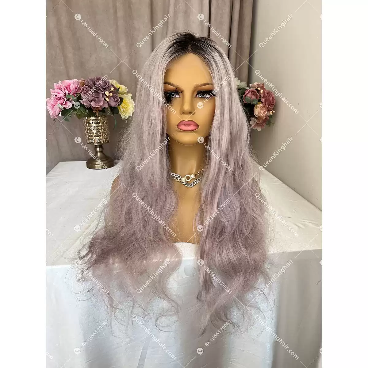 08 Ombré 1b ash blonde 13x6 200% density Virgin Hd Lace Bodywave