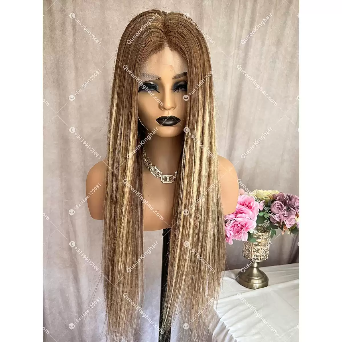 Lilly LaceFrontWig 150%Density Straight