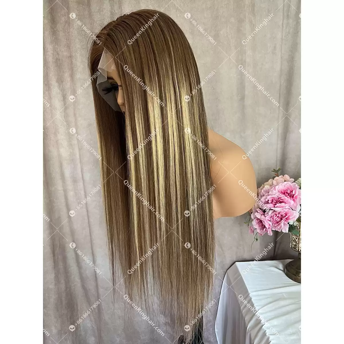 Lilly LaceFrontWig 150%Density Straight