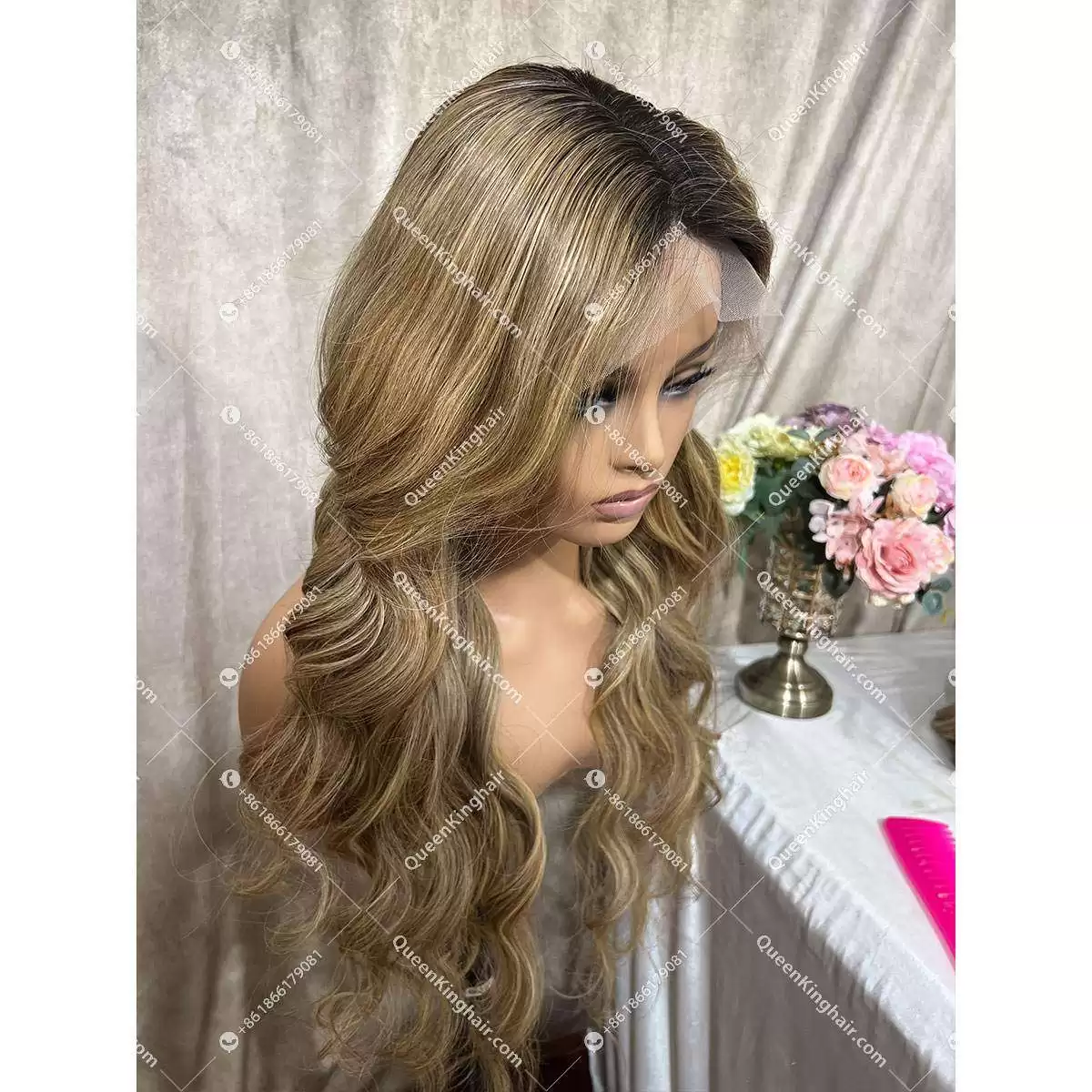 Cardi LaceFrontWig 150%Density Wavy
