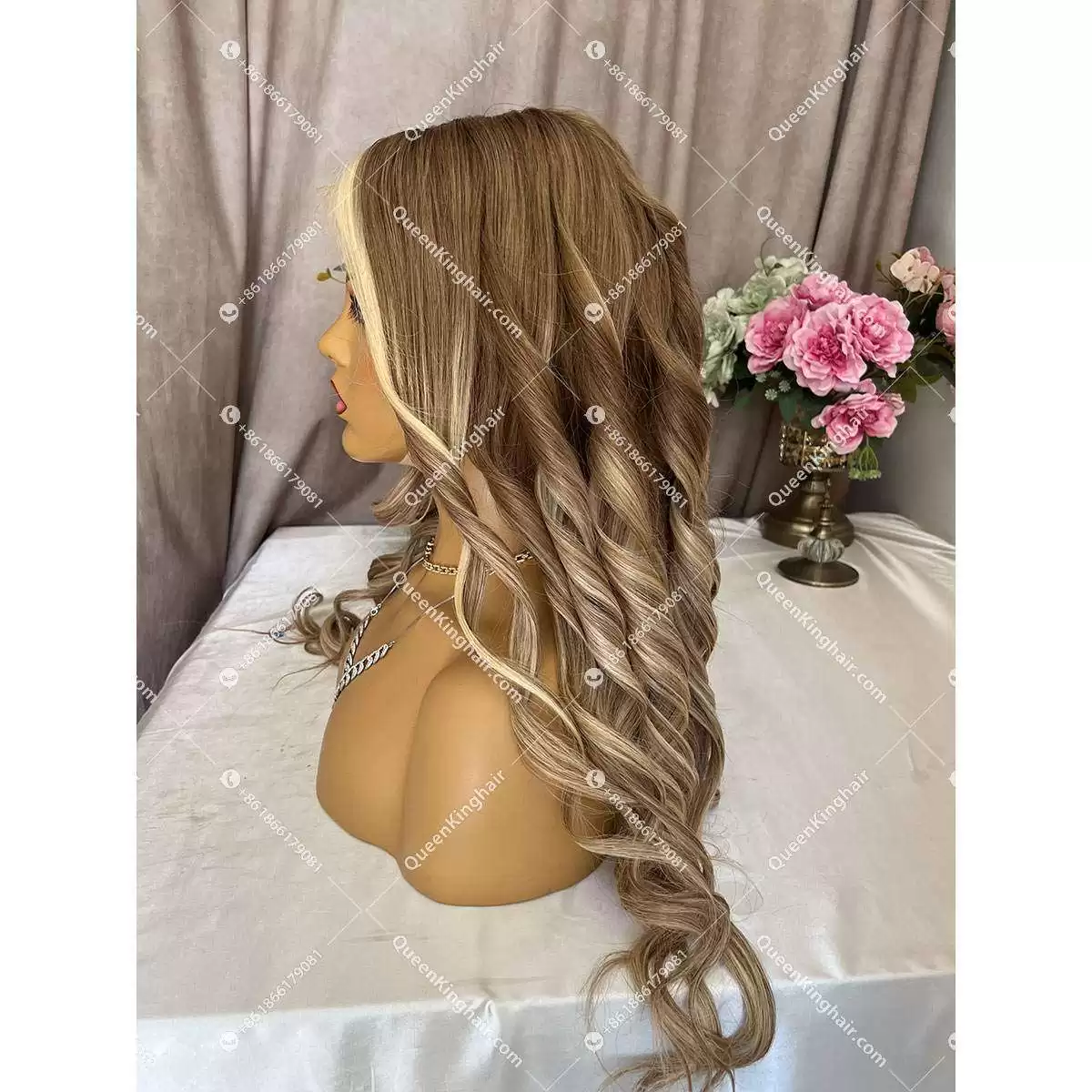 Clarie LaceFrontWig 150%Density Wavy