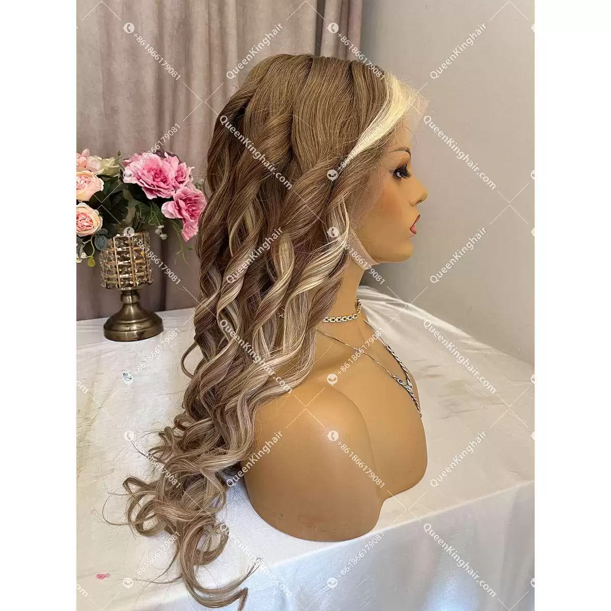 Clarie LaceFrontWig 150%Density Wavy