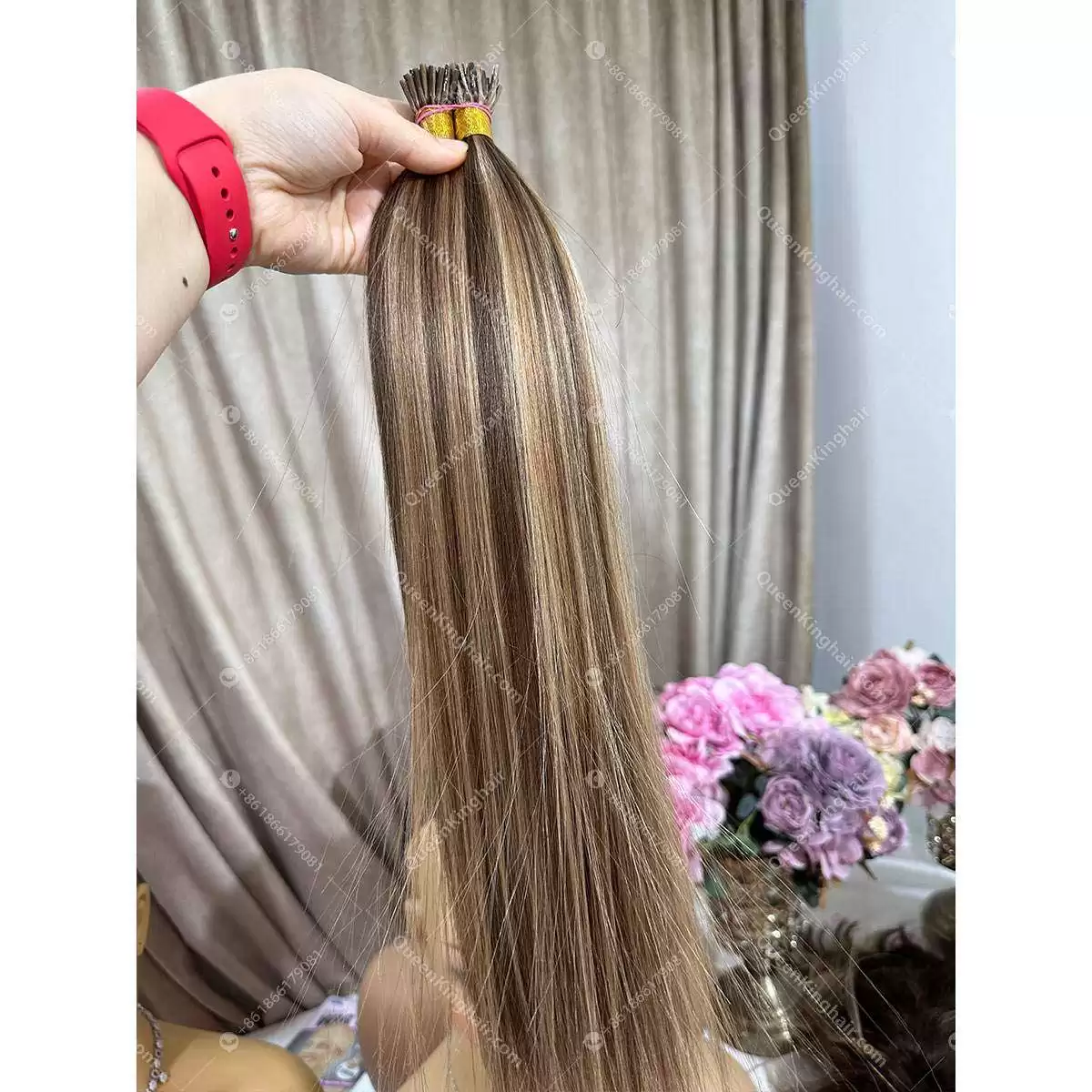 I tip hair full ends virgin hair 25% long hair mixture ratio hair extensions