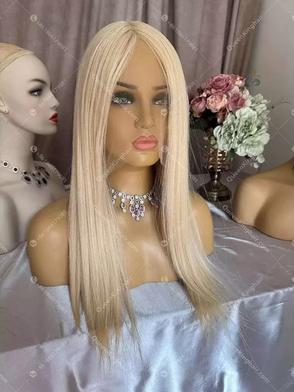 Jewish wig European virgin hair Hd lace double drawn wig