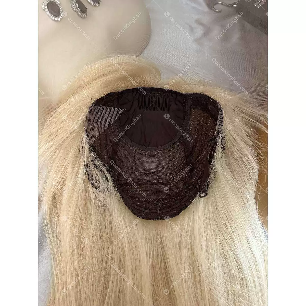 Jewish wig European virgin hair Hd lace double drawn wig