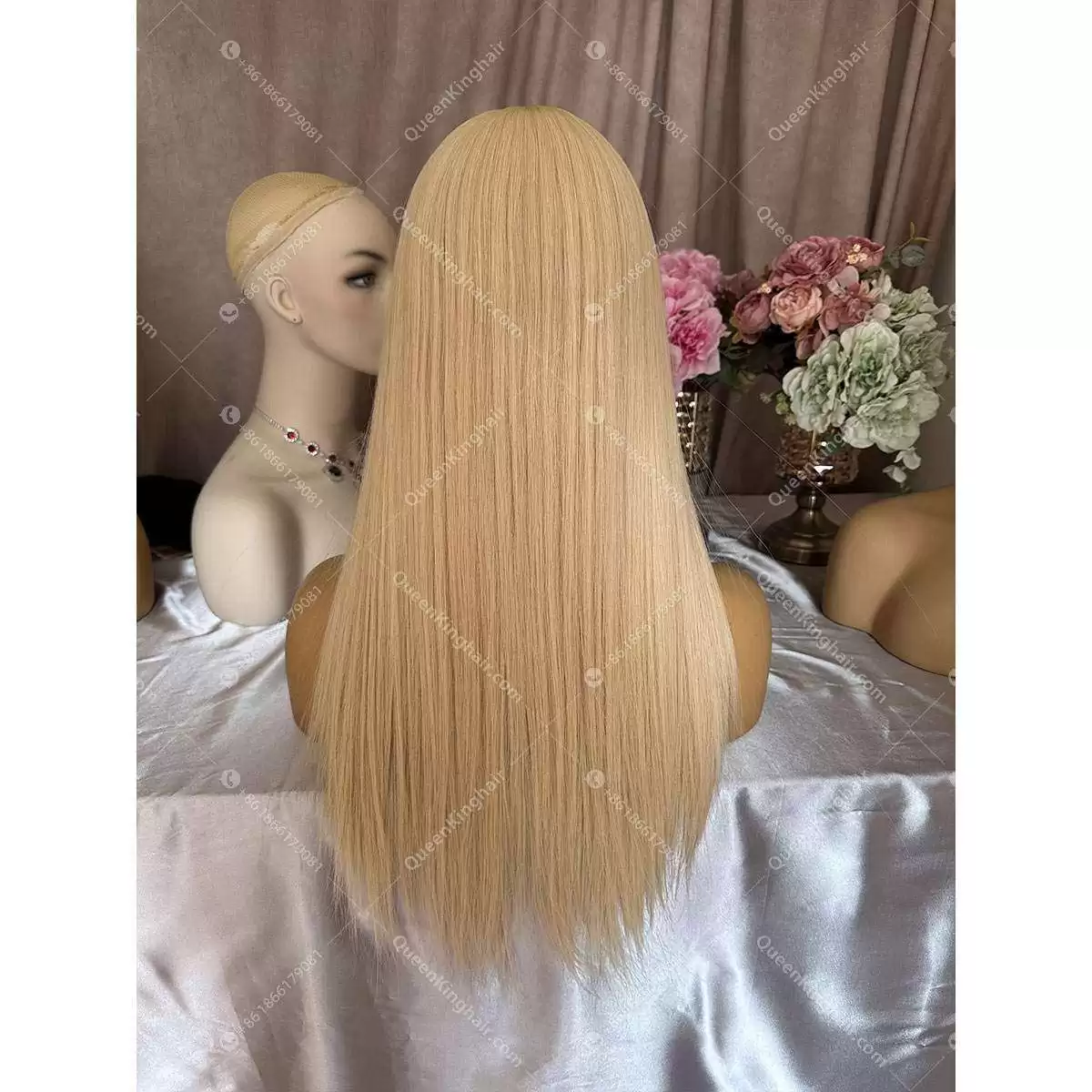 Jewish wig European virgin hair Hd lace double drawn wig
