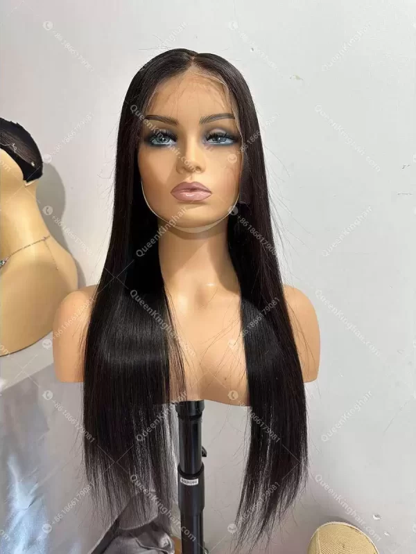 Hd lace 13x6 lace front wig bleached knots natural color hair can be dyed and bleached 100% human hair