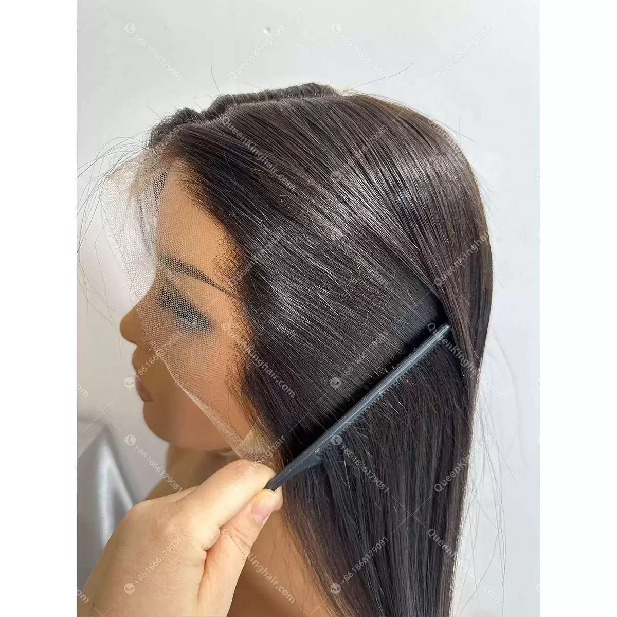 Hd lace 13x6 lace front wig bleached knots natural color hair can be dyed and bleached 100% human hair