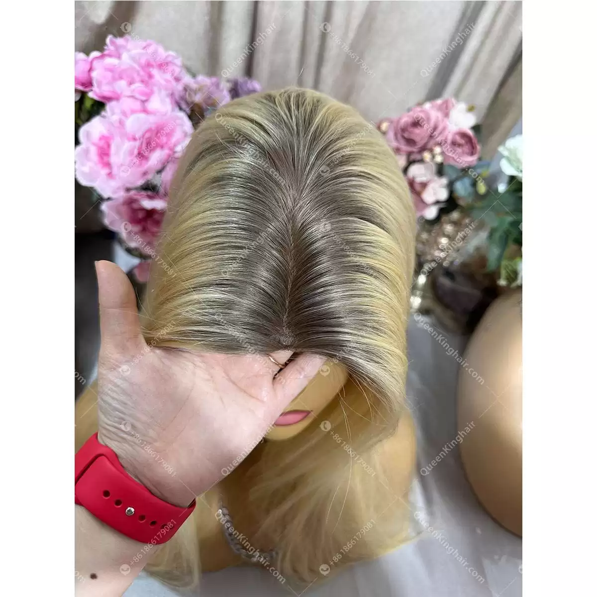 Topper For Women Jennie Color Balayage 8x8 With 4x4 Silk Base