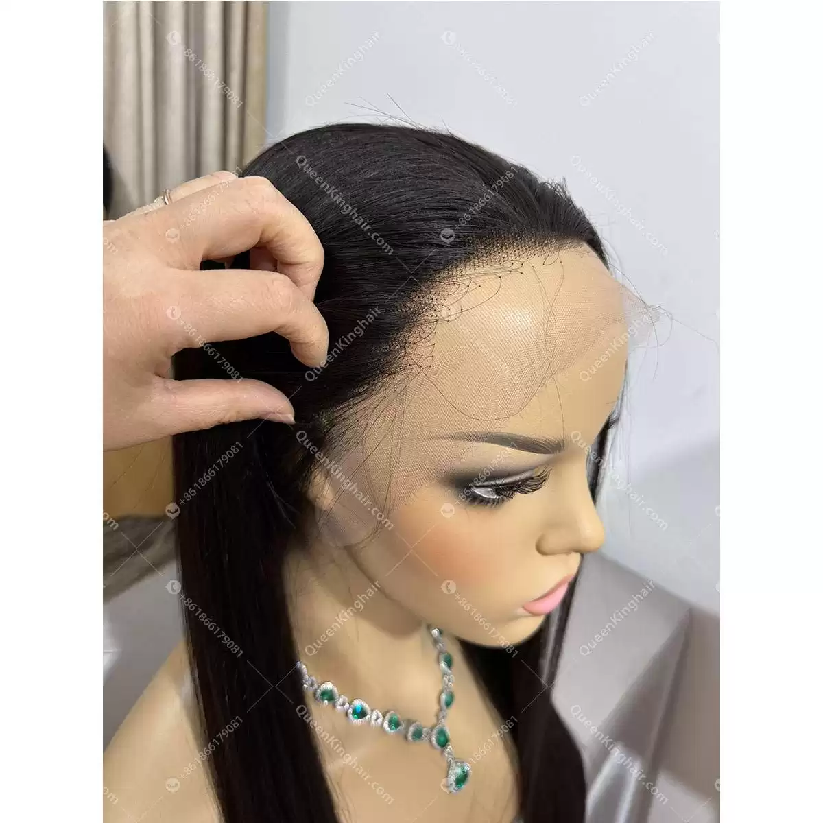 Virgin Dark 13x6 Lacefrontwig Virgin hair Straight