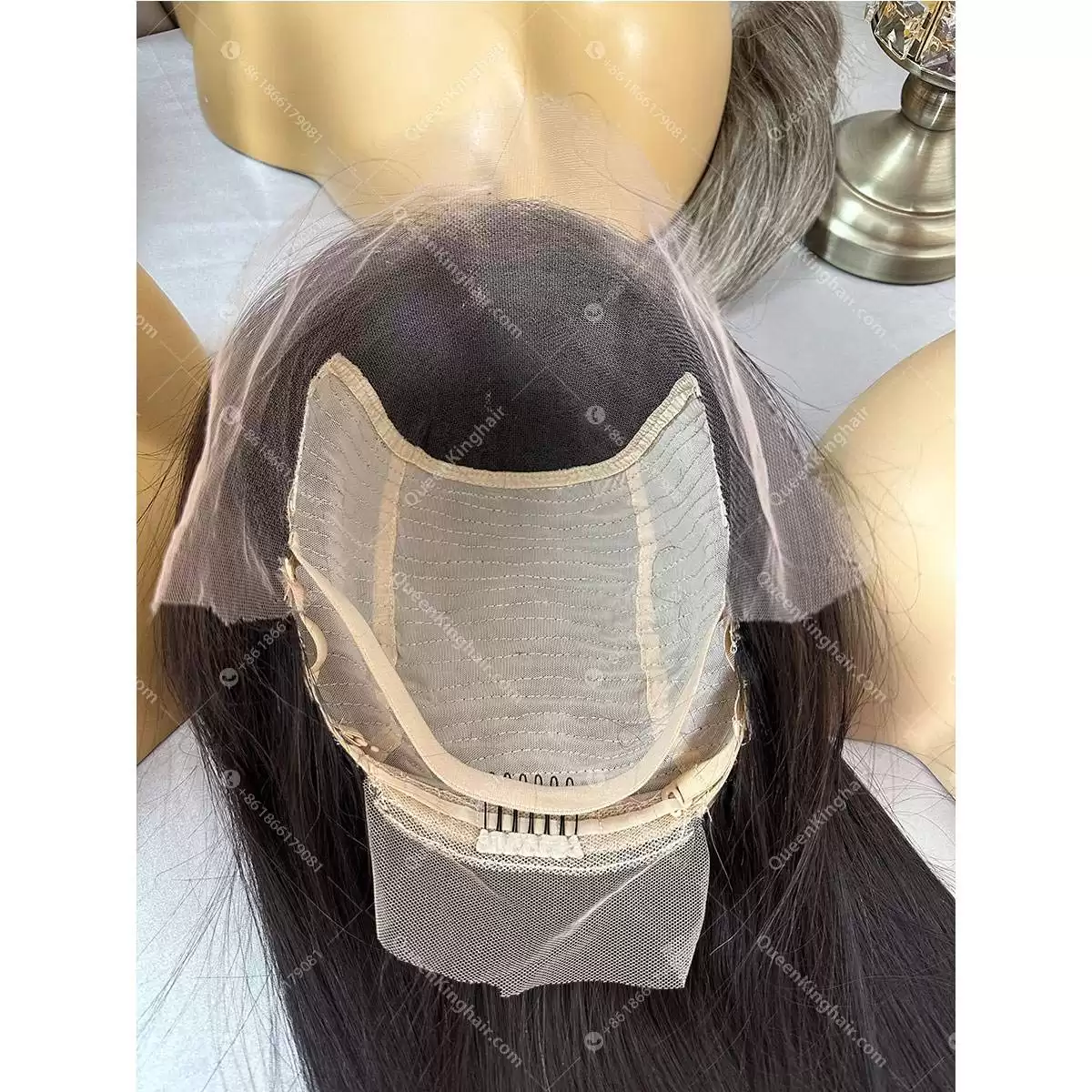 Virgin Dark 13x6 Lacefrontwig Virgin hair Straight