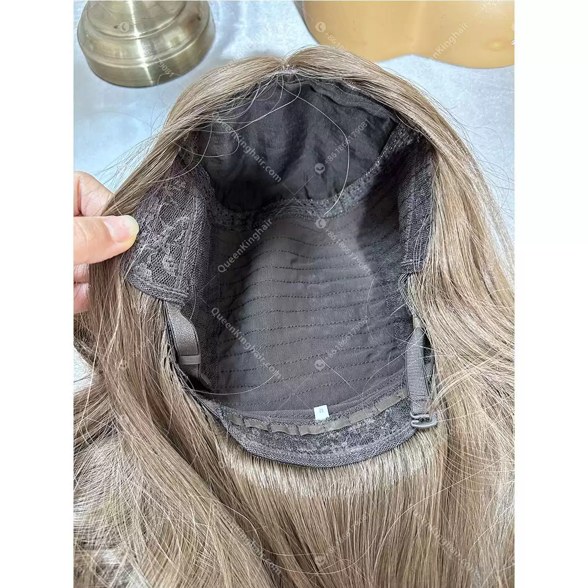 20 inches Jewish wig double drawn European virgin hair silk base wig free shipping