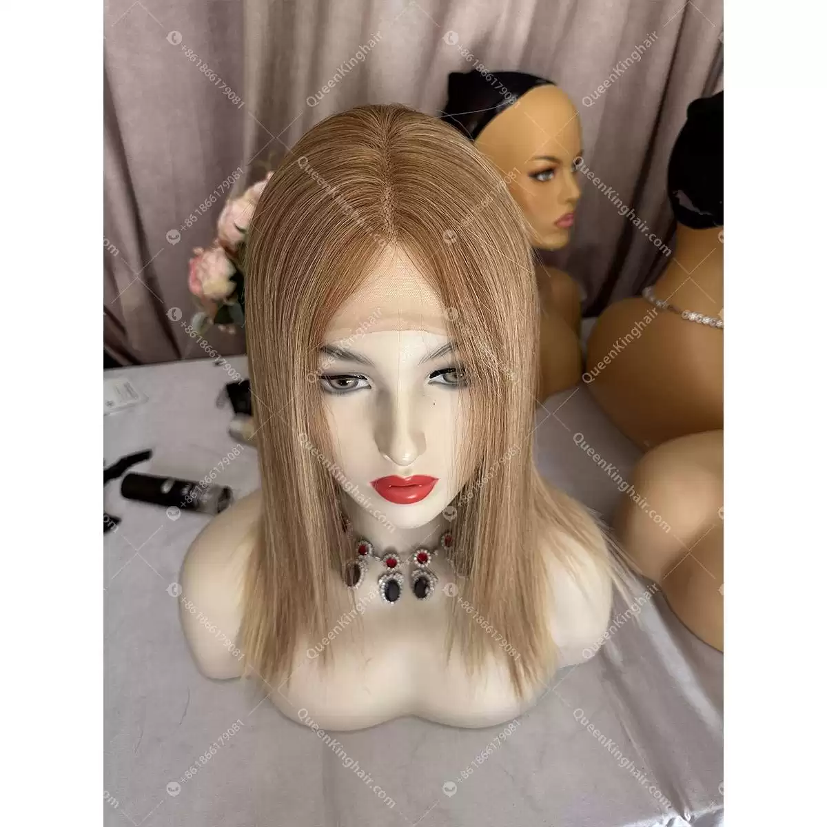16 inches double drawn European virgin hair 13x6