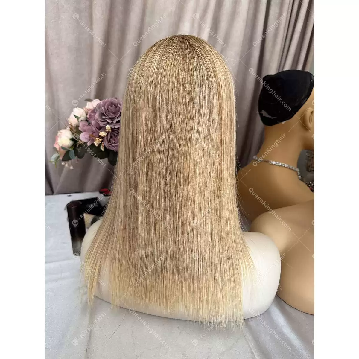 16 inches double drawn European virgin hair 13x6